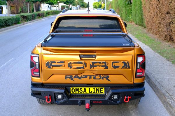 OMSA Ford Ranger Dakar Kasa Üstü Ara Atkı 2 Parça Siyah 130-177cm 2015-2022 Arası