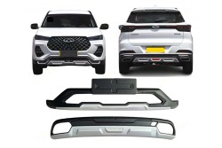 Body Kit » Plastik - Chery Tiggo 7 Pro Ön Arka Tampon Difüzör Set 2023-2024 Arası