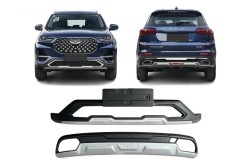 Body Kit » Plastik - Chery Tiggo 8 Pro Ön Arka Tampon Difüzör Set 2023-2024 Arası