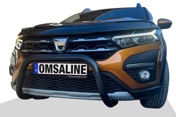 OMSA Dacia Sandero Stepway Pars Ön Koruma Çap:60 Siyah 2021 ve Sonrası