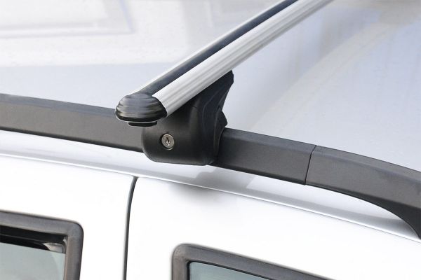 Fiat Doblo Gri Ara Atkı 2 Parça Bold Bar 110-132cm Metal Kilit 2010-2021 Arası