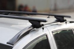 Fiat Doblo Siyah Ara Atkı Bold Bar 110-132cm Metal Kilit 2022 ve Sonrası - Thumbnail