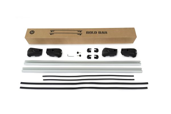 Fiat Egea Cross Bold Bar V2 Ara Atkı Gri 2 Parça 120cm 2020 ve Sonrası