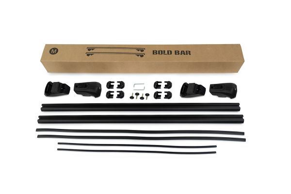 Fiat Egea Cross Bold Bar V2 Ara Atkı Siyah 2 Parça 120cm 2020 ve Sonrası