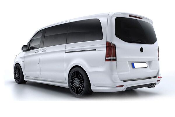 Mercedes Vito W447 Karbon Arka Tampon Eşiği 2014 ve Sonrası