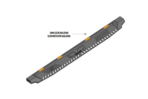 OMSA Nissan Navara Dakar Yan Basamak Siyah V1 Ledli 2006-2015 Arası