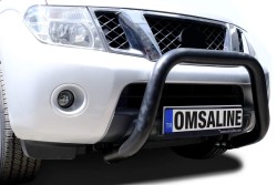 Ön Korumalar - OMSA Nissan Navara Pars Ön Koruma Çap:76 Siyah 2006-2015 Arası