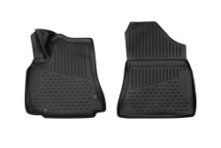 3D Paspas - Novline Peugeot Partner 3D Paspas Siyah Ön 2 Parça 2019 ve Sonrası