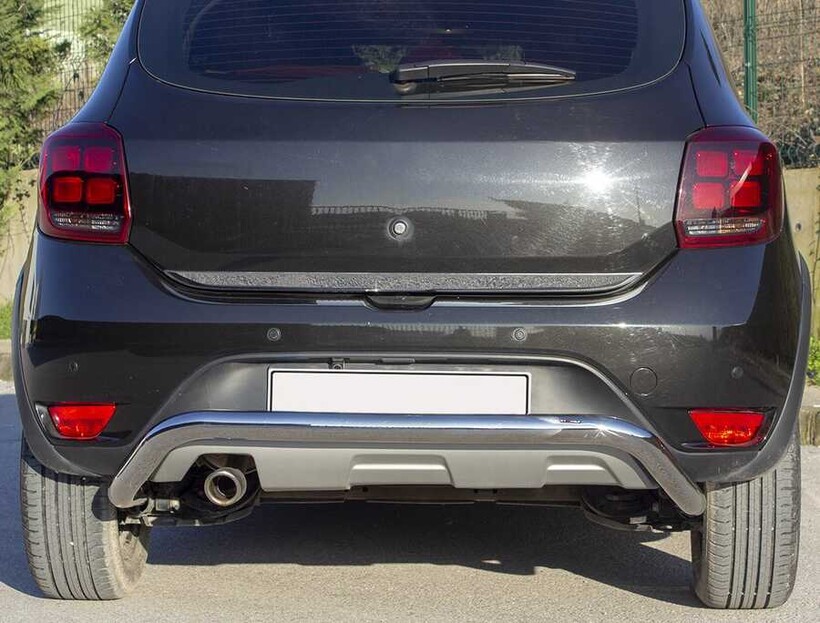 OMSA Dacia Sandero Stepway Pars Arka Koruma Çap: 60 Krom 2012-2020 Arası - Thumbnail