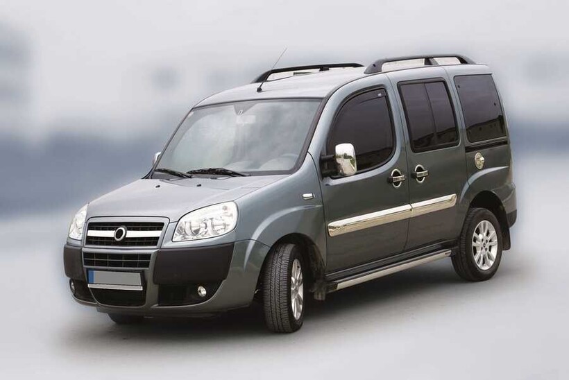 OMSA Fiat Doblo Facelift Krom Ön Panjur 2 Parça 2006-2010 Arası - Thumbnail