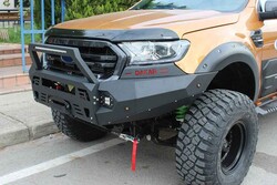 OMSA Ford Ranger Dakar Çelik Ön Tampon Sensörlü-Sensörsüz 2011-2015 Arası - Thumbnail