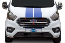 Krom Aksesuar » Omsa - OMSA Ford Tourneo Custom VAN Krom Ön Panjur 4 Parça 2018-2023 Arası
