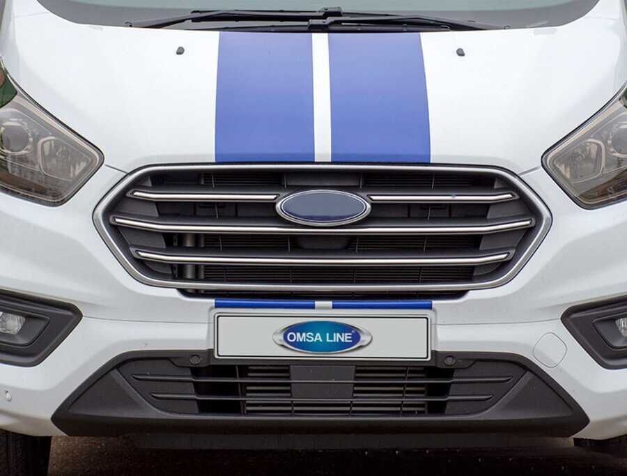 OMSA Ford Tourneo Custom VAN Krom Ön Panjur 4 Parça 2018-2023 Arası