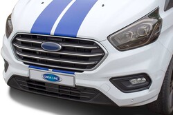 OMSA Ford Transit Tourneo Custom Krom Ön Panjur Çerçevesi 4 Parça 2018-2023 Arası - Thumbnail