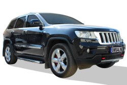 Yan Basamak - OMSA Jeep Grand Cherokee 4 Blackline Yan Basamak Krom 2011-2021 Arası