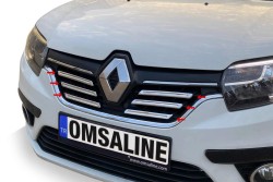 Krom Aksesuar » Omsa - OMSA Renault Symbol 3 Krom Ön Panjur 6 Parça 2017 ve Sonrası