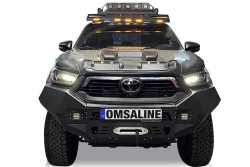 OMSA Toyota Hilux Dakar Çelik Ön Tampon Sensörlü-Sensörsüz 2020 ve Sonrası - Thumbnail