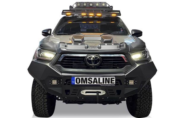 OMSA Toyota Hilux Dakar Çelik Ön Tampon Sensörlü-Sensörsüz 2020 ve Sonrası