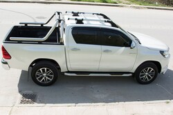 OMSA Toyota Hilux Kobra Roll Bar Çap:76 Krom 2015 ve Sonrası - Thumbnail