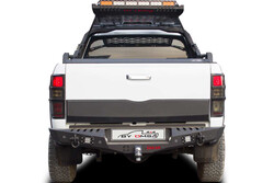 OMSA VW Amarok Dakar Çelik Arka Tampon Ledli Sensörlü-Sensörsüz 2010-2021 Arası - Thumbnail