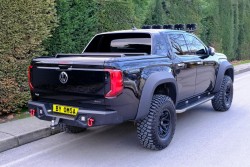 Arka Korumalar - OMSA VW Amarok Dakar V2 Çelik Arka Tampon Ledli Kör Nokta Sistemi Özel Tasarım 2022 ve Sonrası