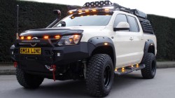 OMSA VW Amarok Dakar Yan Koruma Siyah V2 Ledli 2010-2021 Arası - Thumbnail