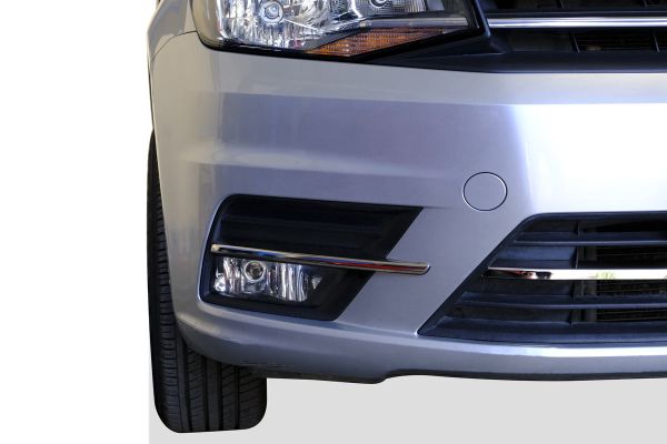 OMSA VW Caddy Minivan Krom Ön Tampon Çıtası 3 Parça 2015-2019 Arası