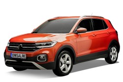 OMSA VW T-Cross Krom Cam Alt Çıtası 4 Parça 2019-2023 Arası - Thumbnail