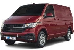 Krom Aksesuar » Omsa - OMSA VW T6.1 Caravelle Krom Ön Tampon Alt Izgara 4 Parça 2020-2023 Arası