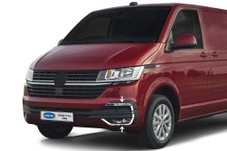 Krom Aksesuar » Omsa - OMSA VW T6.1 Caravelle Krom Sis Far Kaşı 4 Parça 2020-2023 Arası