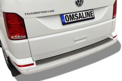 Krom Aksesuar » Omsa - OMSA VW T6.1 Caravelle Siyah Krom Arka Tampon Eşiği Çift Kapı 2020-2023 Arası