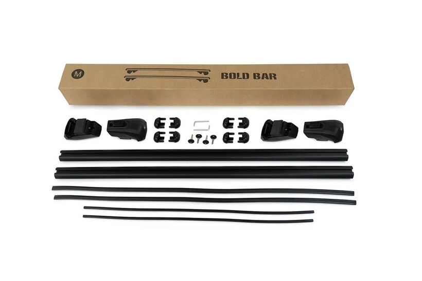 Skoda Superb 3 Bold Bar V2 Ara Atkı Siyah 2 Parça 120cm 2015-2023 Arası - Thumbnail