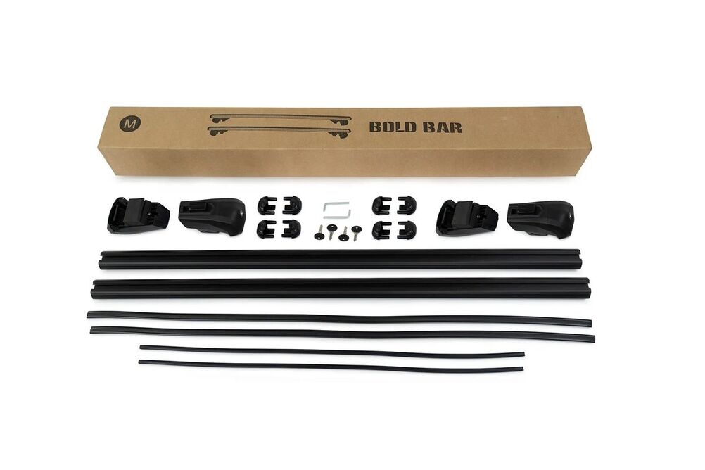 Skoda Superb 3 Bold Bar V2 Ara Atkı Siyah 2 Parça 120cm 2015-2023 Arası