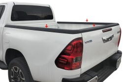 Body Kit » Plastik - Toyota Hilux Kasa Kenar Koruma Set Abs 3 Parça 2015-2020 Arası