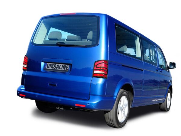 OMSA VW T5 Multivan Siyah Krom Stop Çerçevesi 2 Parça Abs 2010-2014 Arası