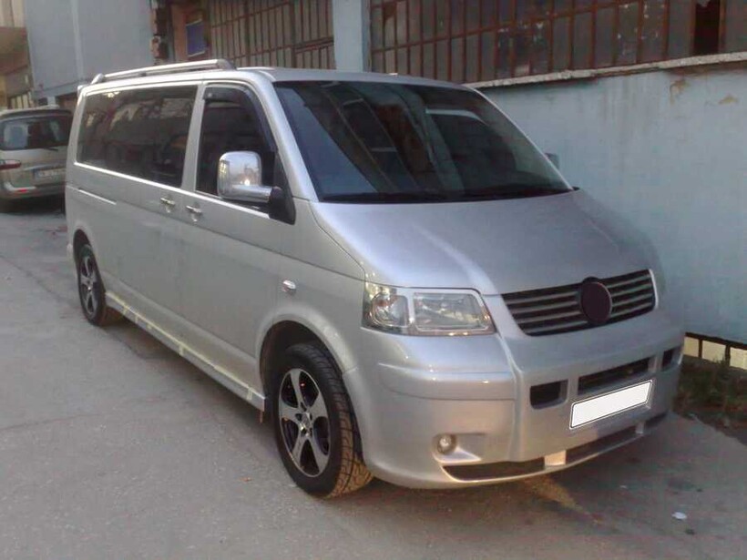 Body Kit » Fiber - VW T5 Transporter Caravelle Ön Tampon Geçme 2003-2010 Arası